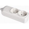BASE 2 TOMAS BIP.16A 250V BL.C/OBT.