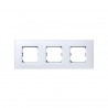 PLACA 3 ELEM.S.27 BLANCO MATE
